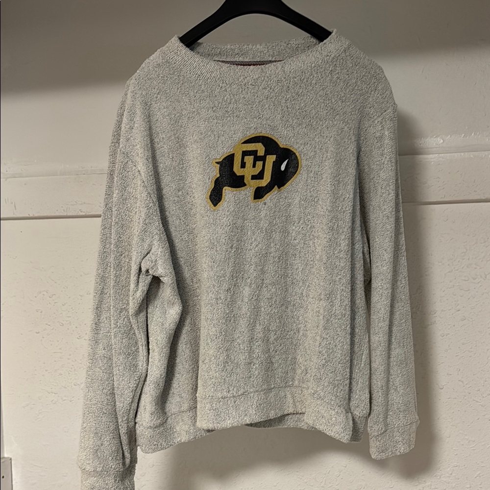 University of Colorado Heathered Gray Comfy Terry Sweatshirt
